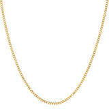 Curb Link Chain in Yellow Gold