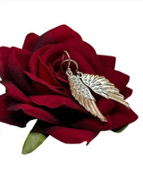 Angel Wing Earrings in Silver and Rose Gold-plated
