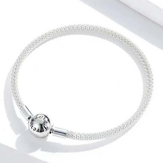 Forever Love Charm Bracelet in Silver