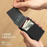 Credit Card Holder Money Bag Minimalist RFID Blocking Men's Business Card Wallet, Ideal Gift For Men