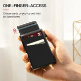 Credit Card Holder Money Bag Minimalist RFID Blocking Men's Business Card Wallet, Ideal Gift For Men